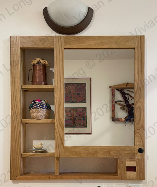 Image of painting entitled: Bath Medicine Cabinet