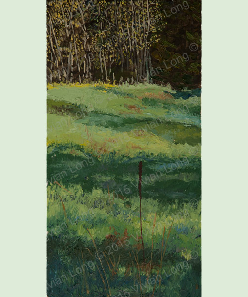 Image of painting entitled: Grassy Slope