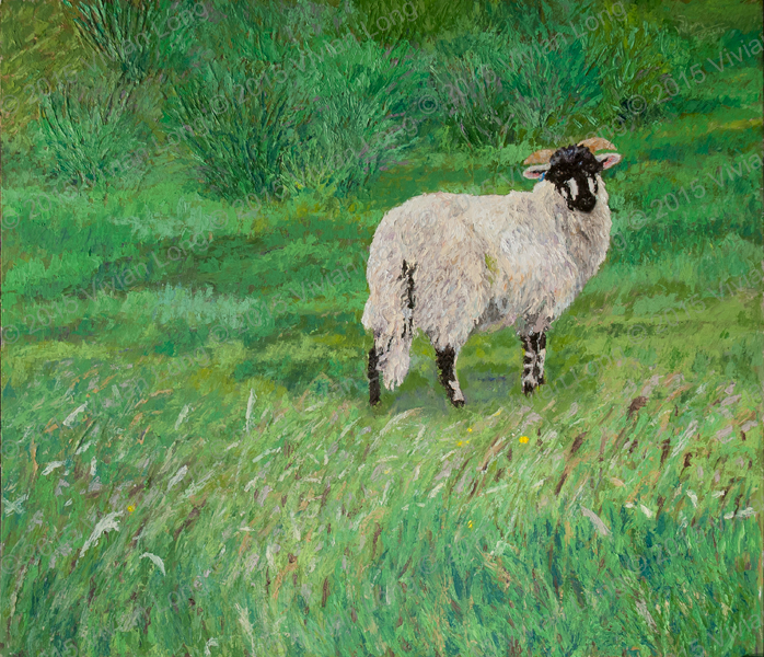 Image of painting entitled: The Ram Lamb