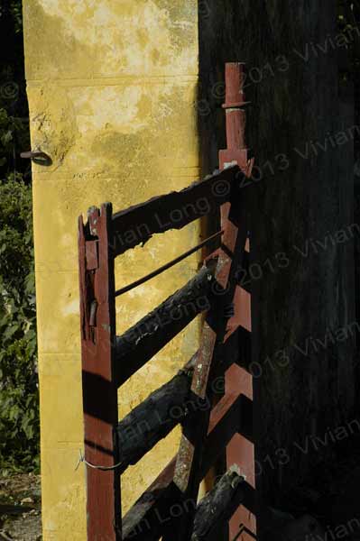 Image of painting entitled: Red Gate