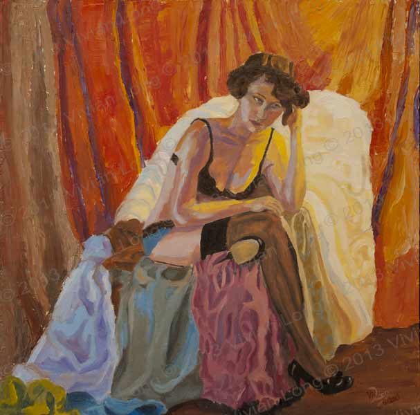 Image of painting entitled: After The Show