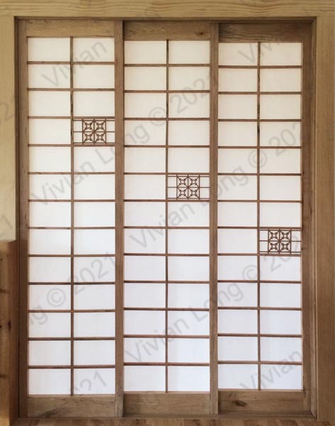 Image of painting entitled: 3 Panel Shoji Door