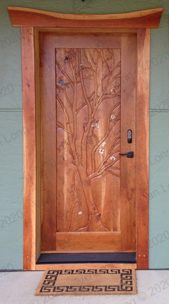 Image of painting entitled: Dogwood Door